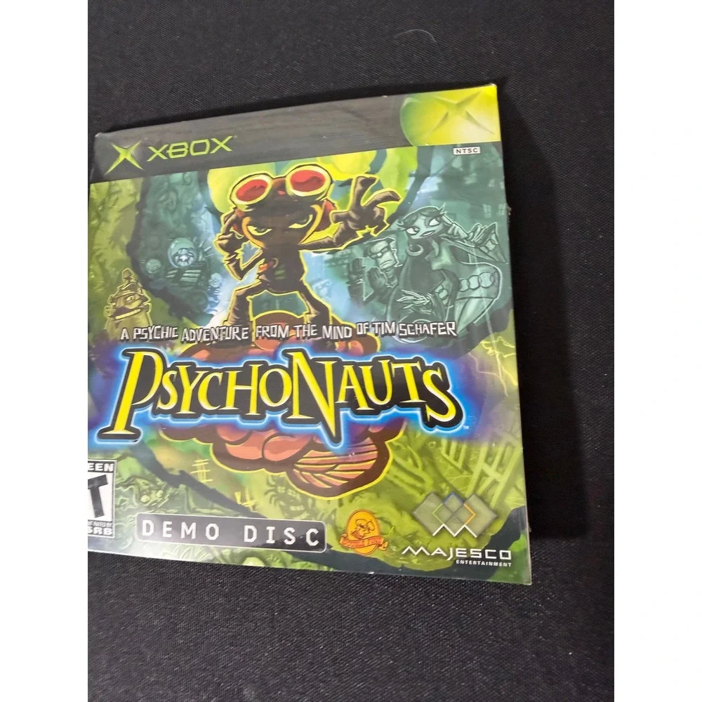 Xbox Psychonauts Demo Disc NTSC Green New Sealed Rare Promotional Not For Sale